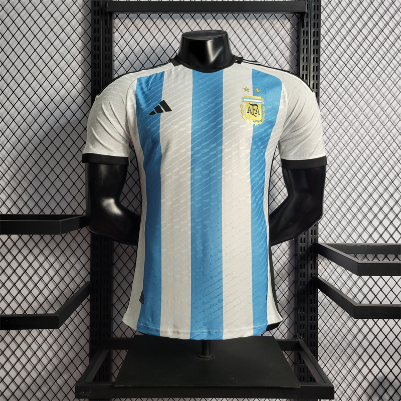 2022 Argentina World Cup 2-Star Home Retro Jersey Player Version