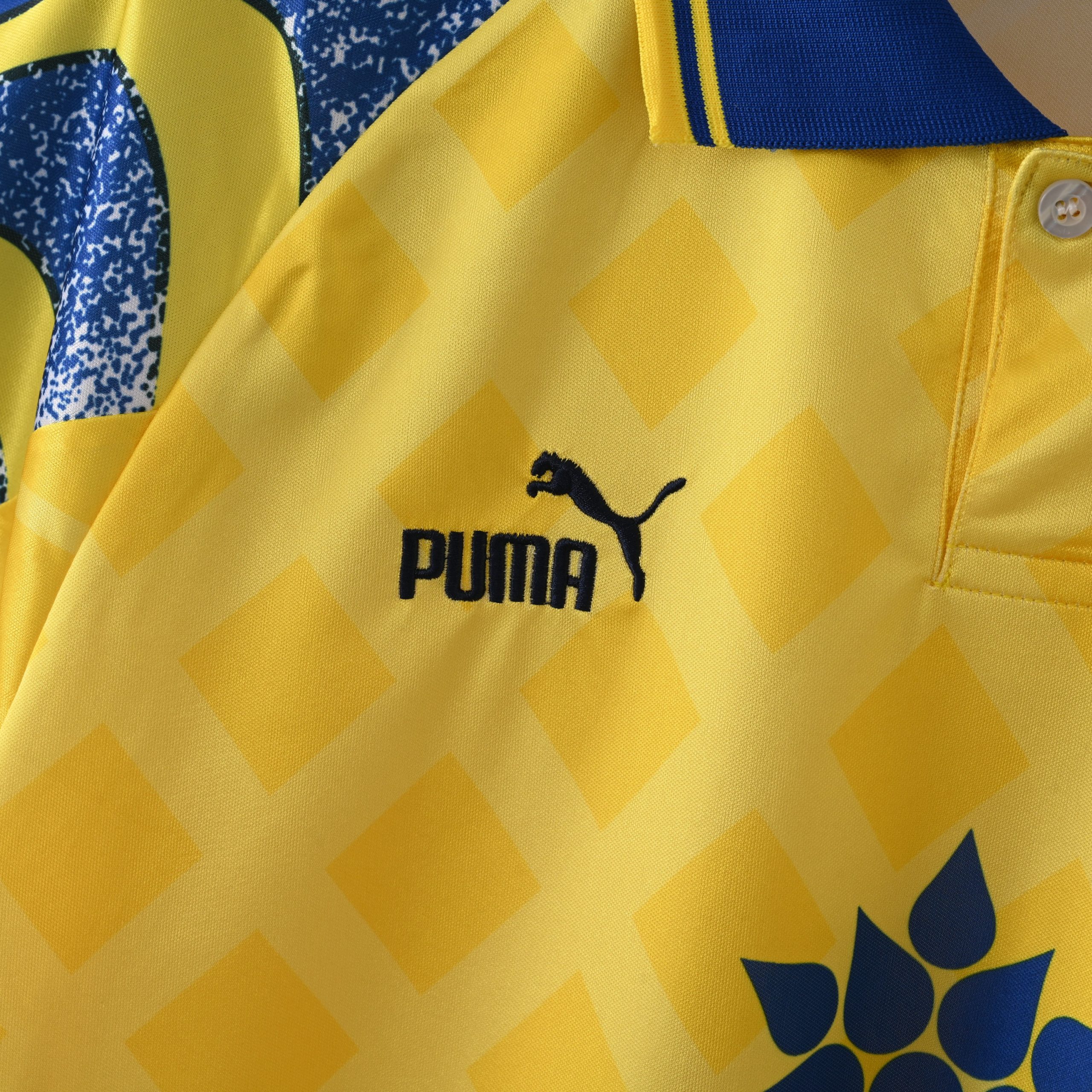1996/97 Parma Calcio Retro Jersey Yellow - Image 2