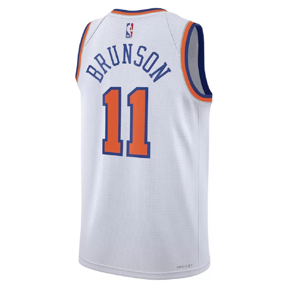 New York Knicks Jalen Brunson #11 White Swingman Jersey - Association Edition - Image 3