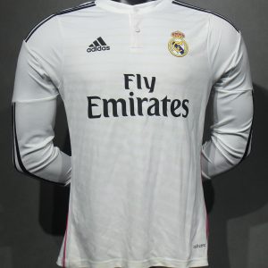 Real Madrid 2014/15 Home Retro Jersey (Player Version, Long Sleeve)