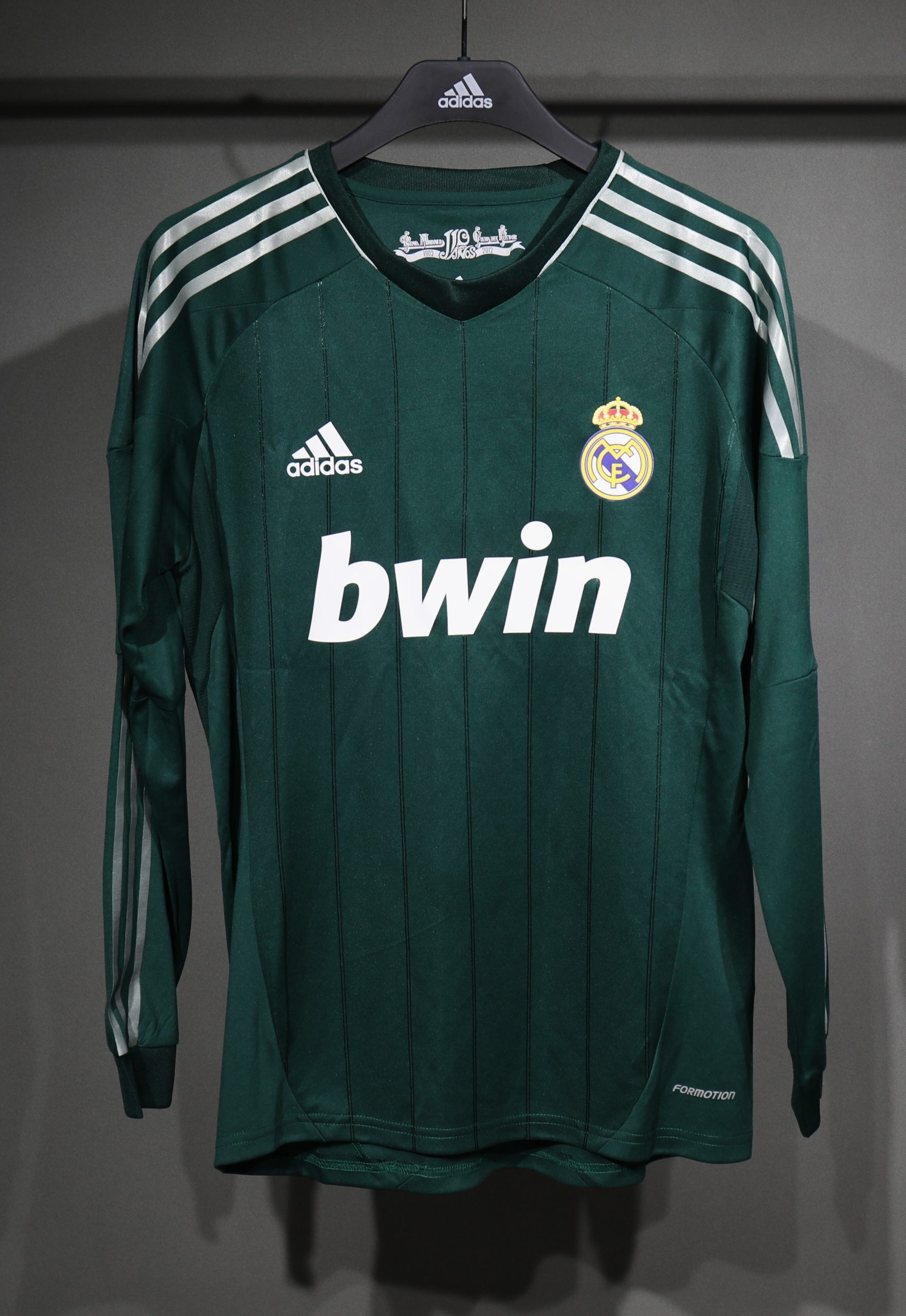 Real Madrid 2012/13 Third Retro Jersey (Player Version, Long Sleeve)