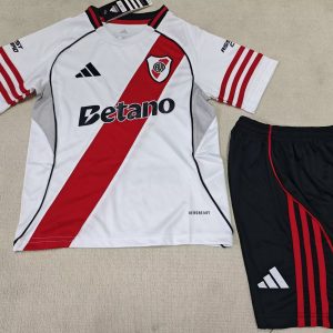 River Plate 2025/26 Home Kids Kit