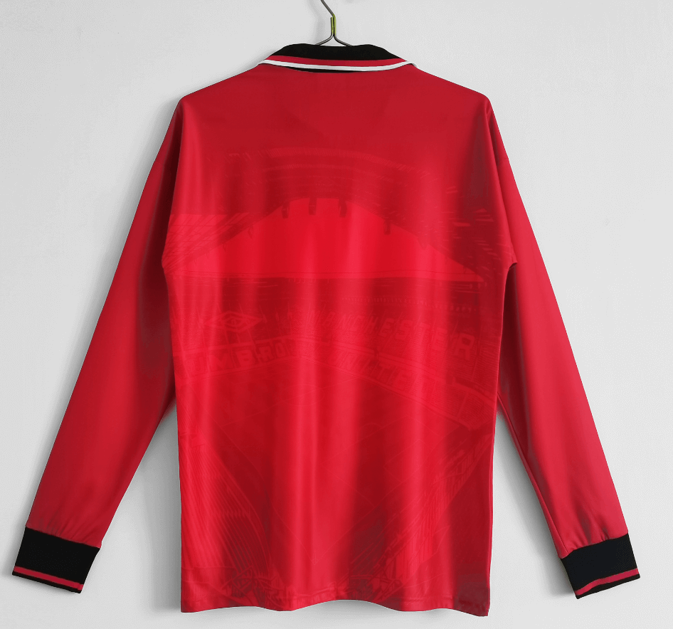 Manchester United 1994/96 Home Retro Jersey (Long Sleeve) - Image 2