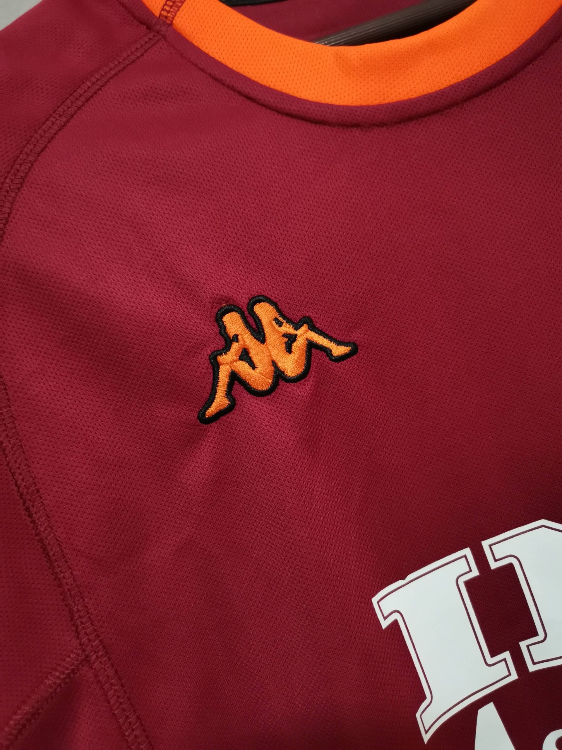 Roma 2000/01 Home Retro Jersey - Image 4