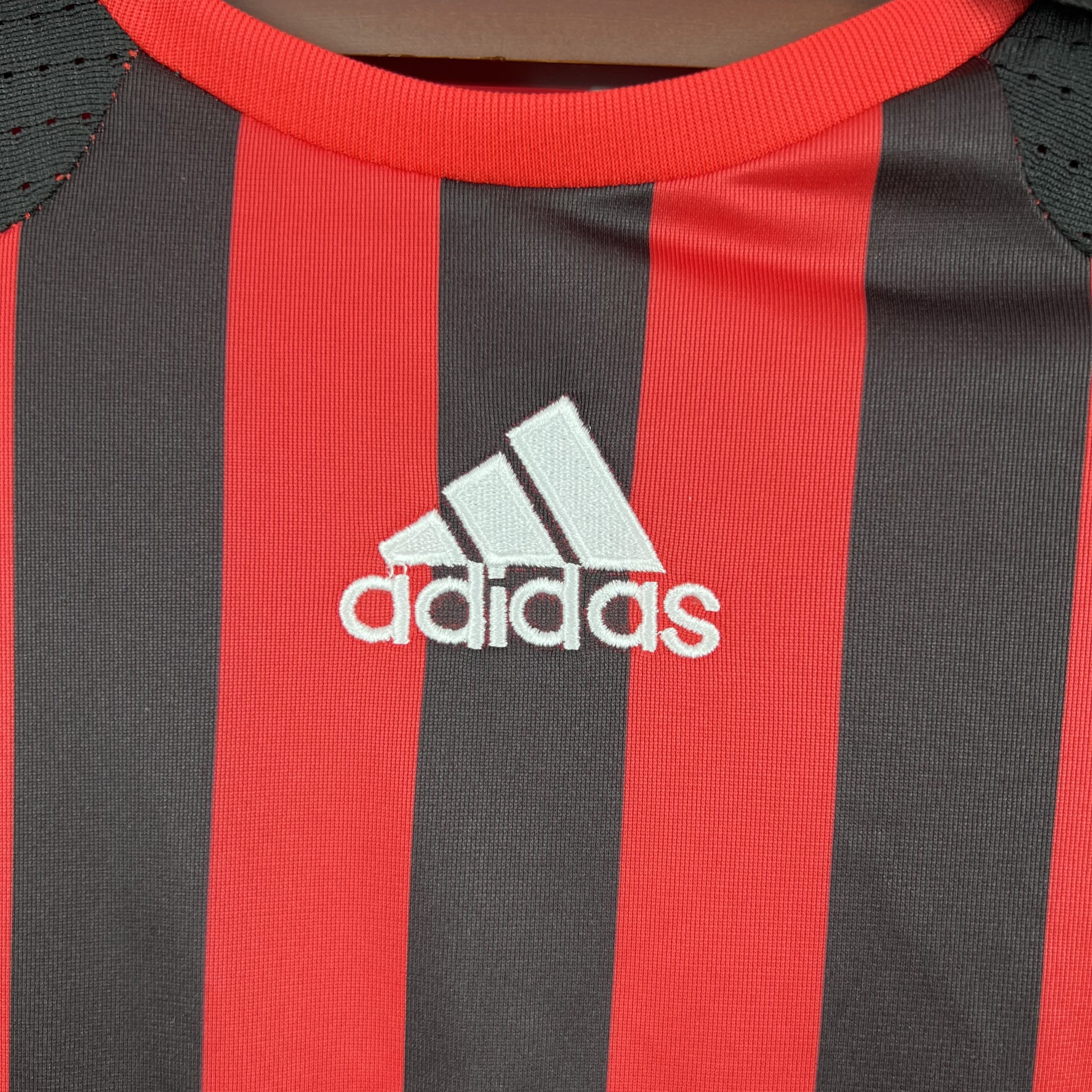 AC Milan 2007/08 Home Retro Jersey (Long Sleeve) - Image 4