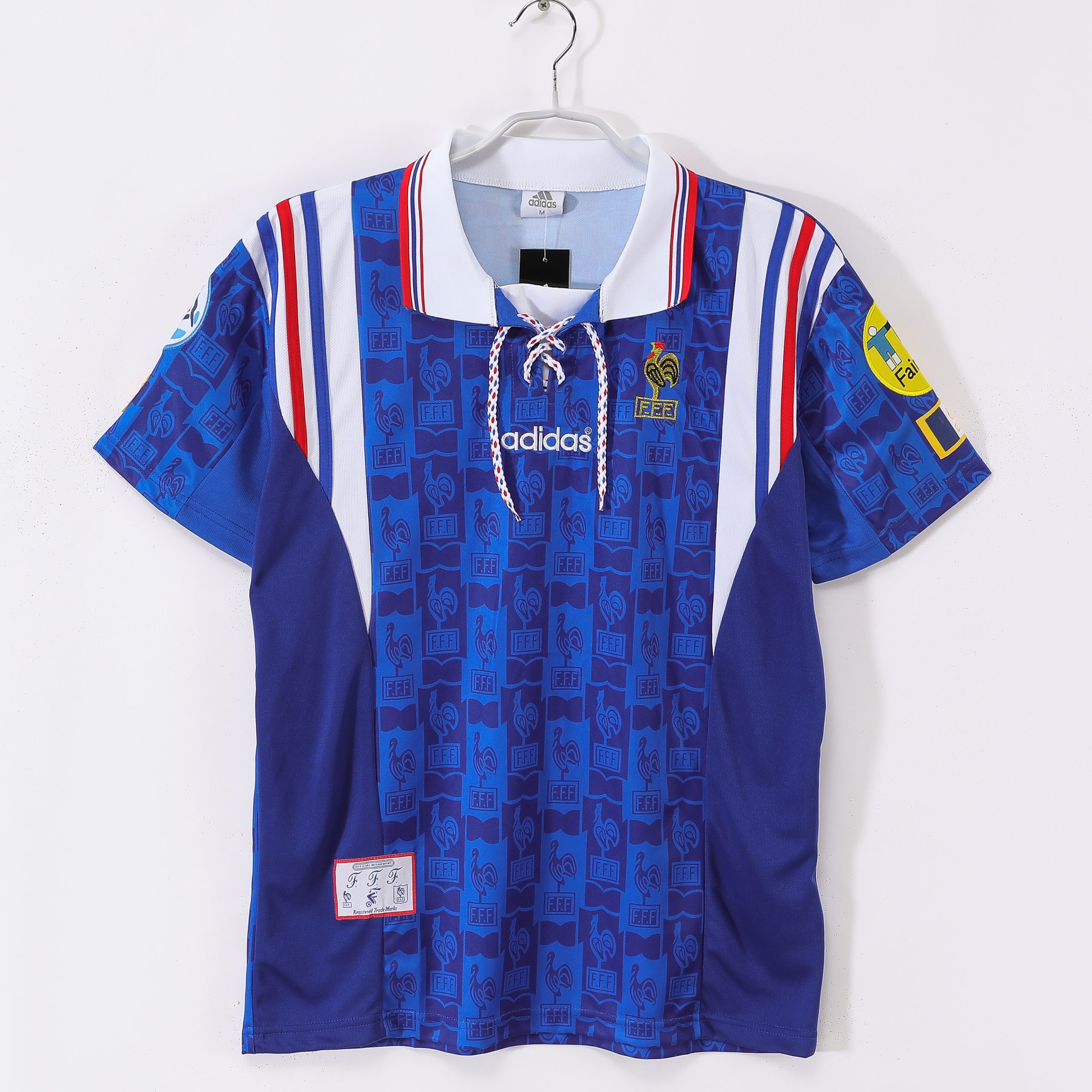 France 1996 Euro Home Retro Jersey