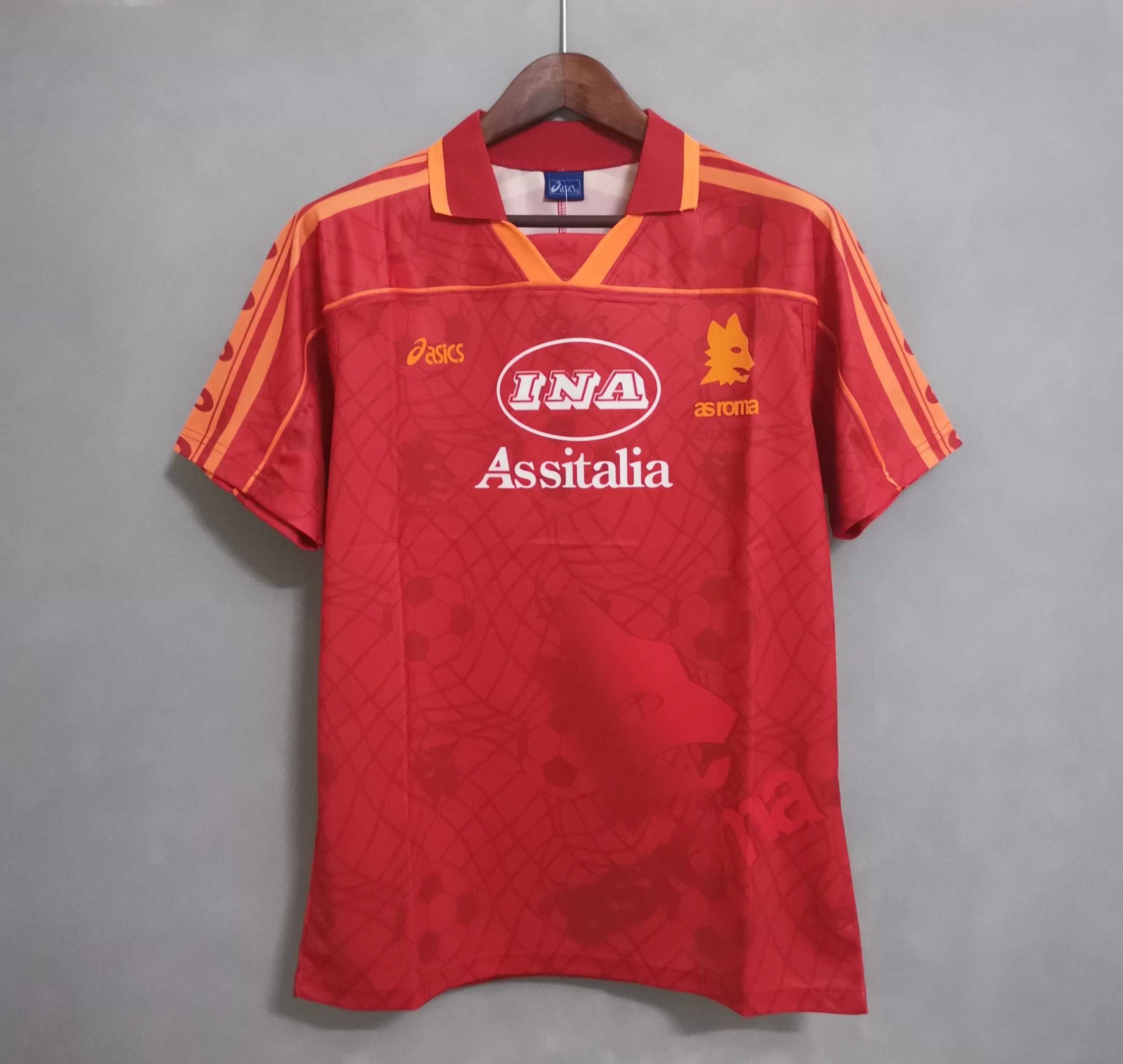 Roma 1995/96 Home Retro Jersey (Fan Version)