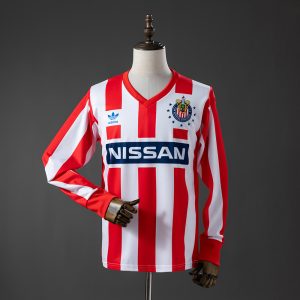 1990/91 Chivas Home Retro Jersey Fan Version Long Sleeve