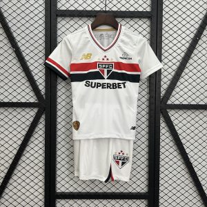 Sao Paulo FC 2025/26 Home Kids Kit