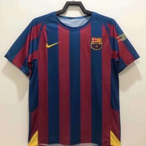 Barcelona 2005/06 Champions League Home Retro Jersey (Fan Version)