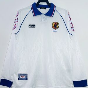 Japan 1998 World Cup Away Retro Jersey (Fan Version, Long Sleeve)