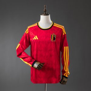 Belgium 2026 World Cup Home Jersey (Fan Version, Long Sleeve)