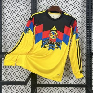 Club America 2025/26 Home Jersey (Fan Version, Long Sleeve)