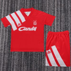 Liverpool 1991/92 Home Kids Kit