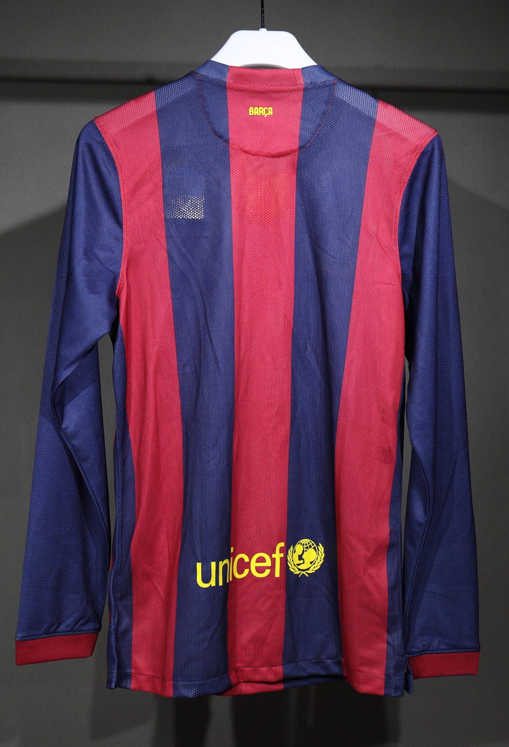 Barcelona 2014/15 Home Retro Jersey (Player Version, Long Sleeve) - Image 2