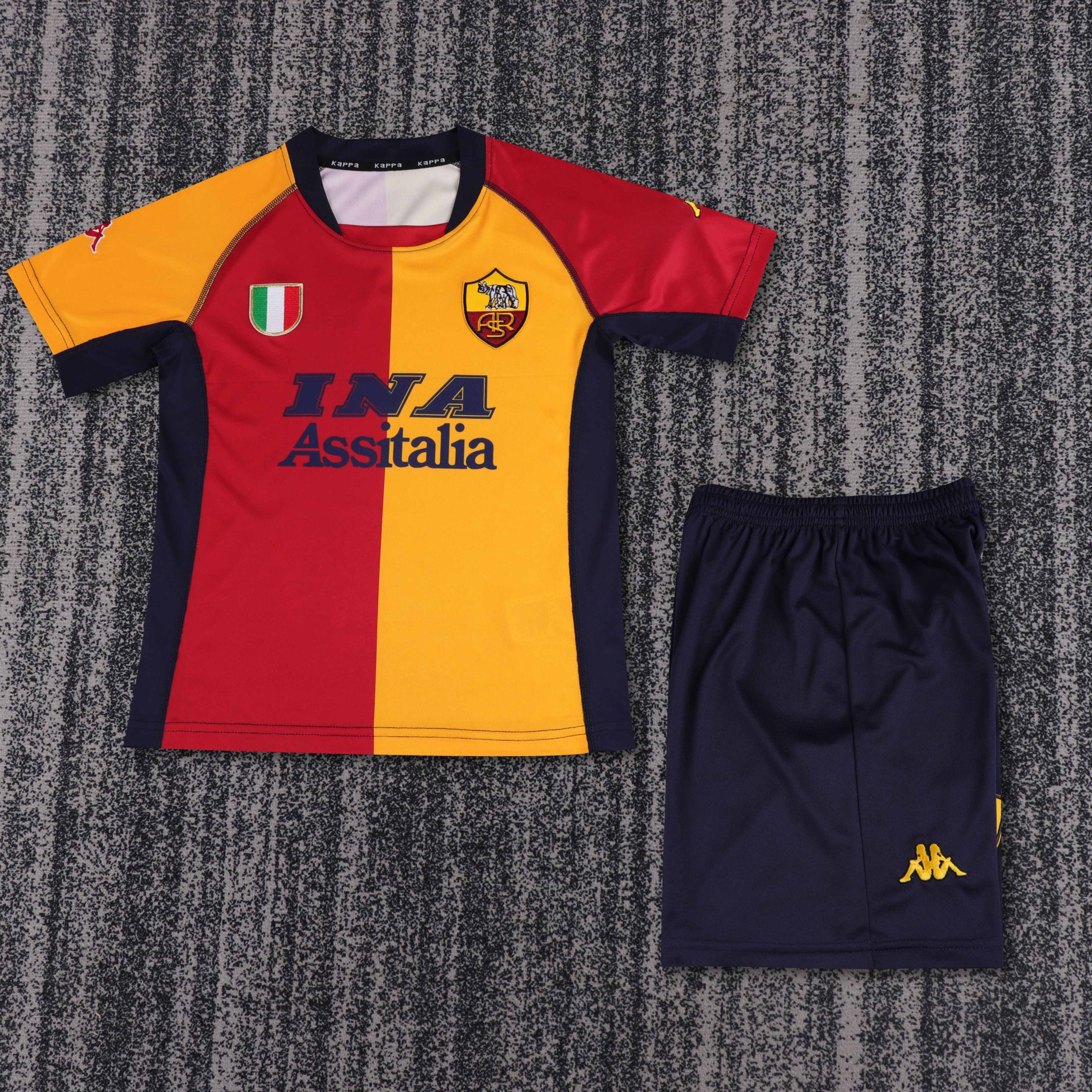 Roma 2001/02 Home Kids Kit