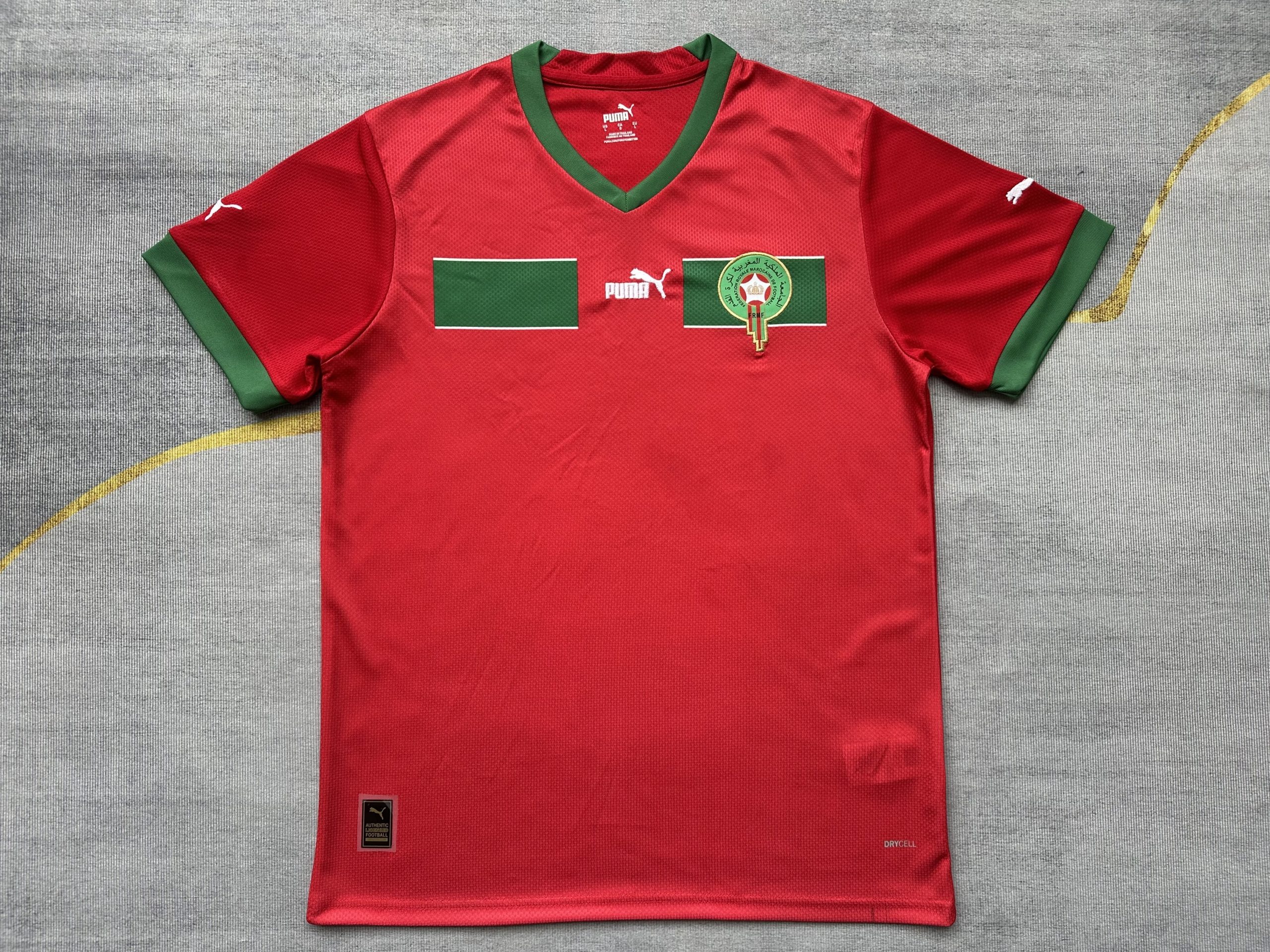 Morocco 2022 World Cup Home Retro Jersey (Fan Version)
