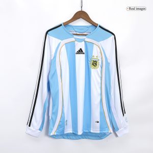Argentina 2006 World Cup Home Retro Jersey (Long Sleeve)