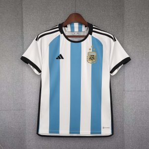 2022 Argentina World Cup Home 3-Star Retro Jersey Fan Version