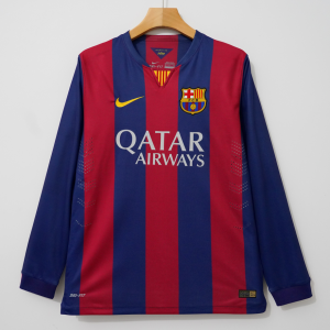 Barcelona 2014/15 Home Retro Jersey (Long Sleeve)