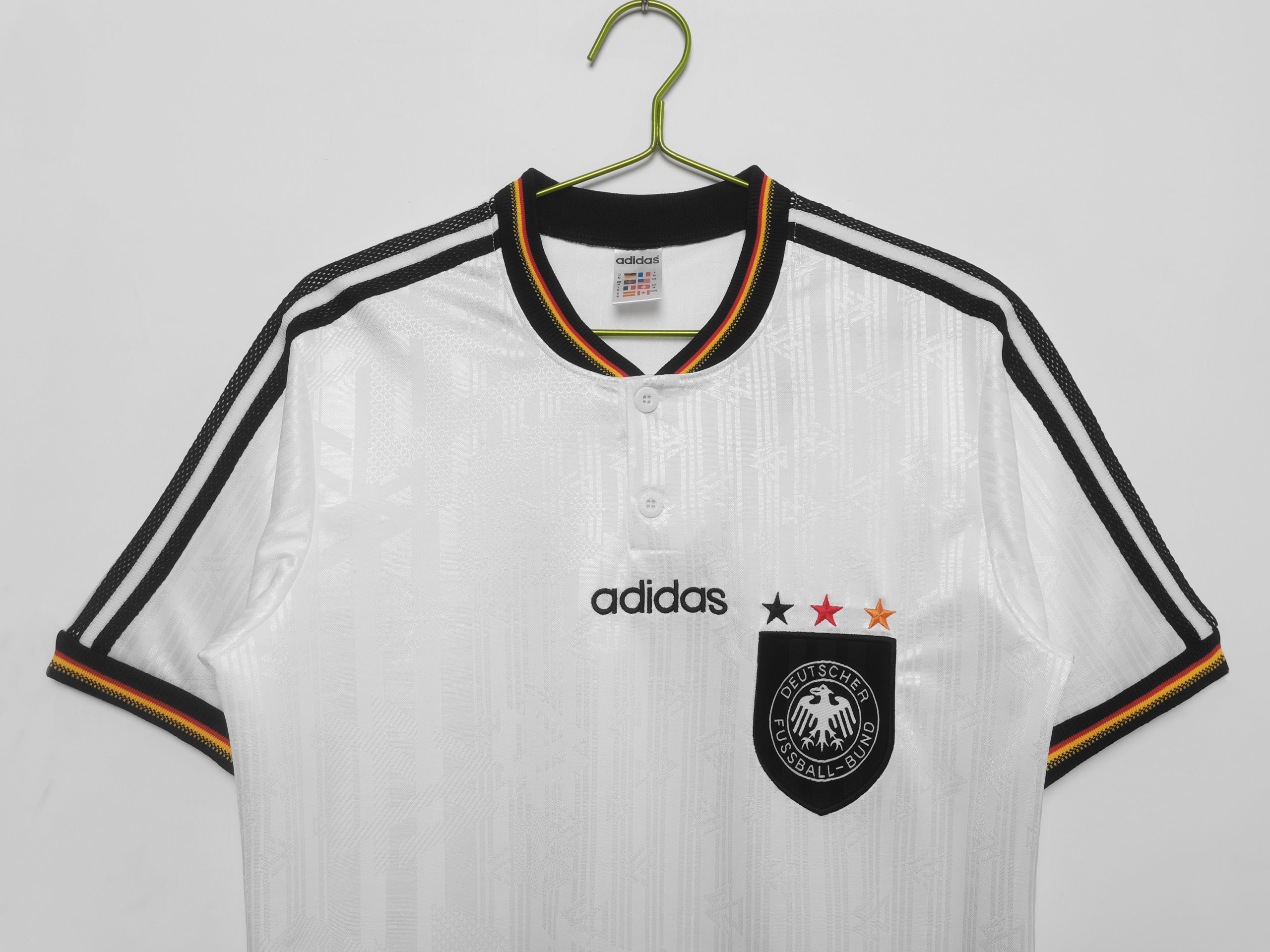 Germany 1996 Euro Home Retro Jersey - Image 4