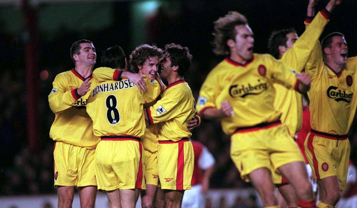 Liverpool 1997/99 Away Retro Jersey - Image 3