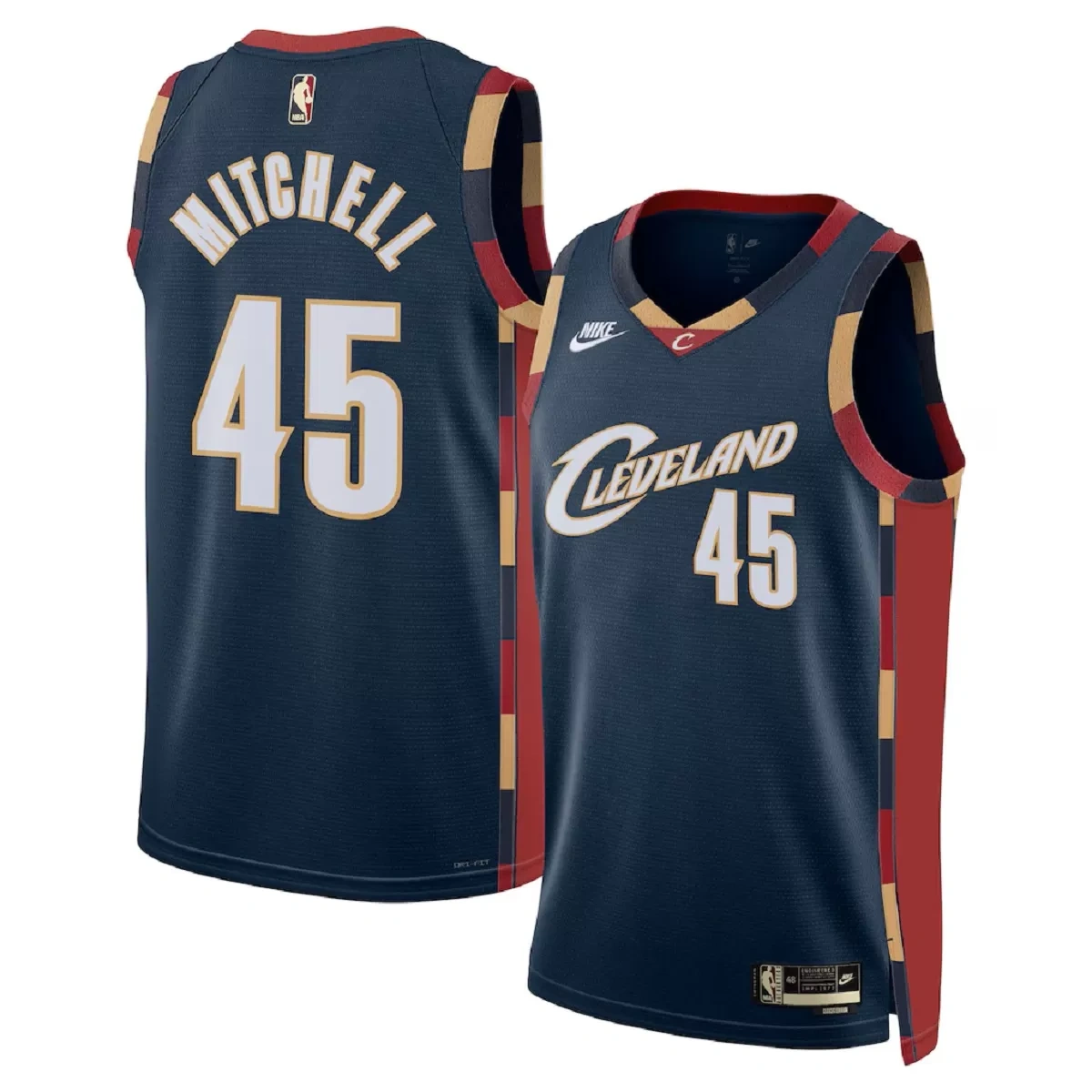 Cleveland Cavaliers Donovan Mitchell #45 Navy Swingman Jersey - Classic Edition