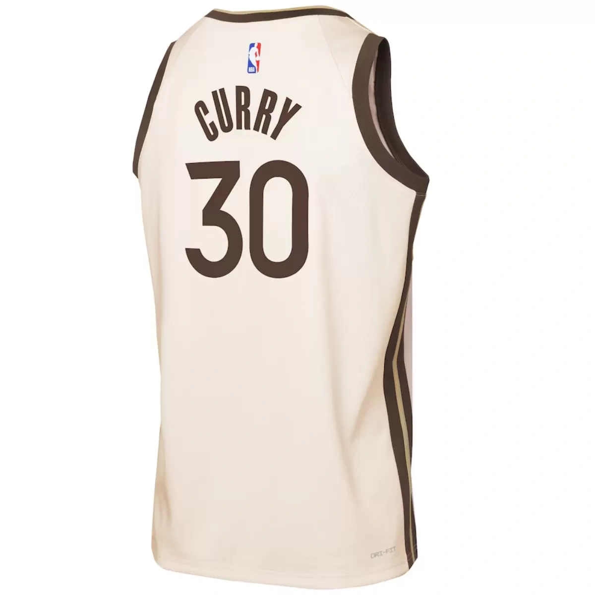 Golden State Warriors Stephen Curry #30 Nike Tan 2025/26 Swingman Jersey - City Edition - Image 3
