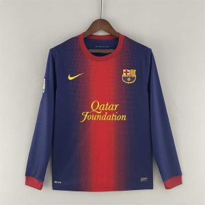 Barcelona 2012/13 Home Retro Jersey (Long Sleeve)