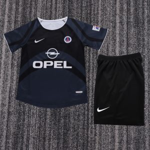 2001/02 PSG Third Away Retro Kids Kit Replica