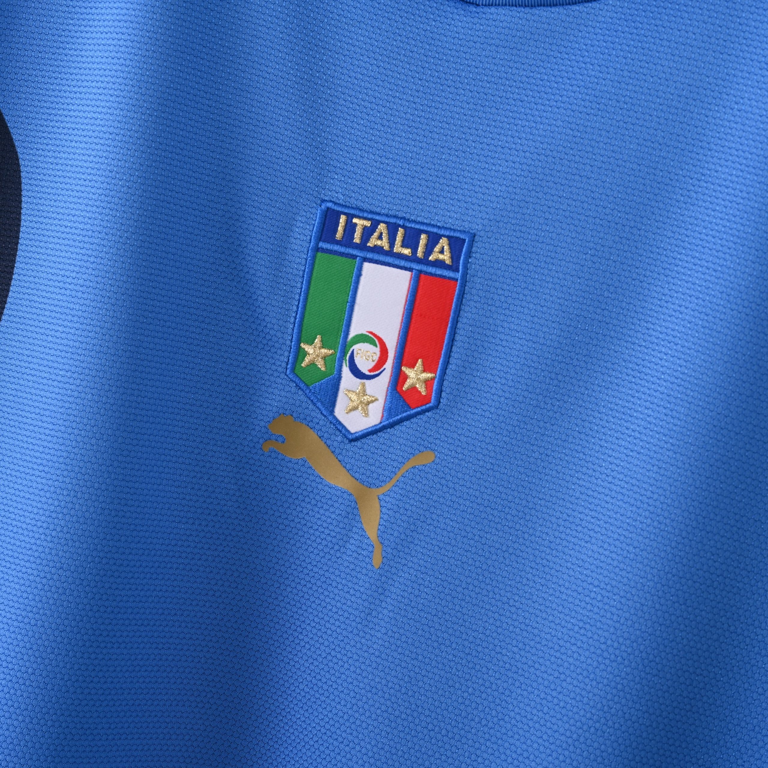 Italy 2006 World Cup Home Retro Jersey - Image 3