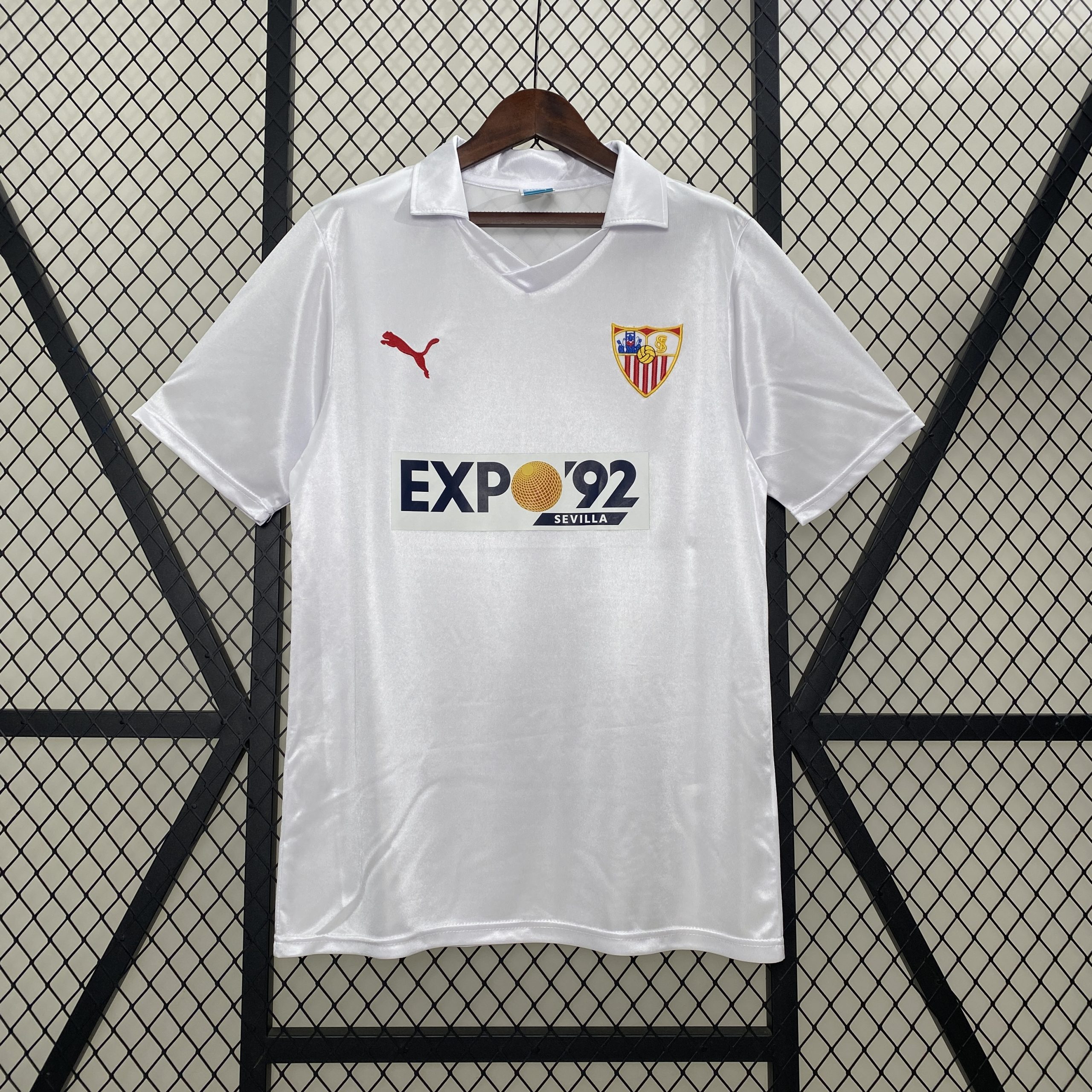 Sevilla 1987/90 Home Retro Jersey (Fan Version)