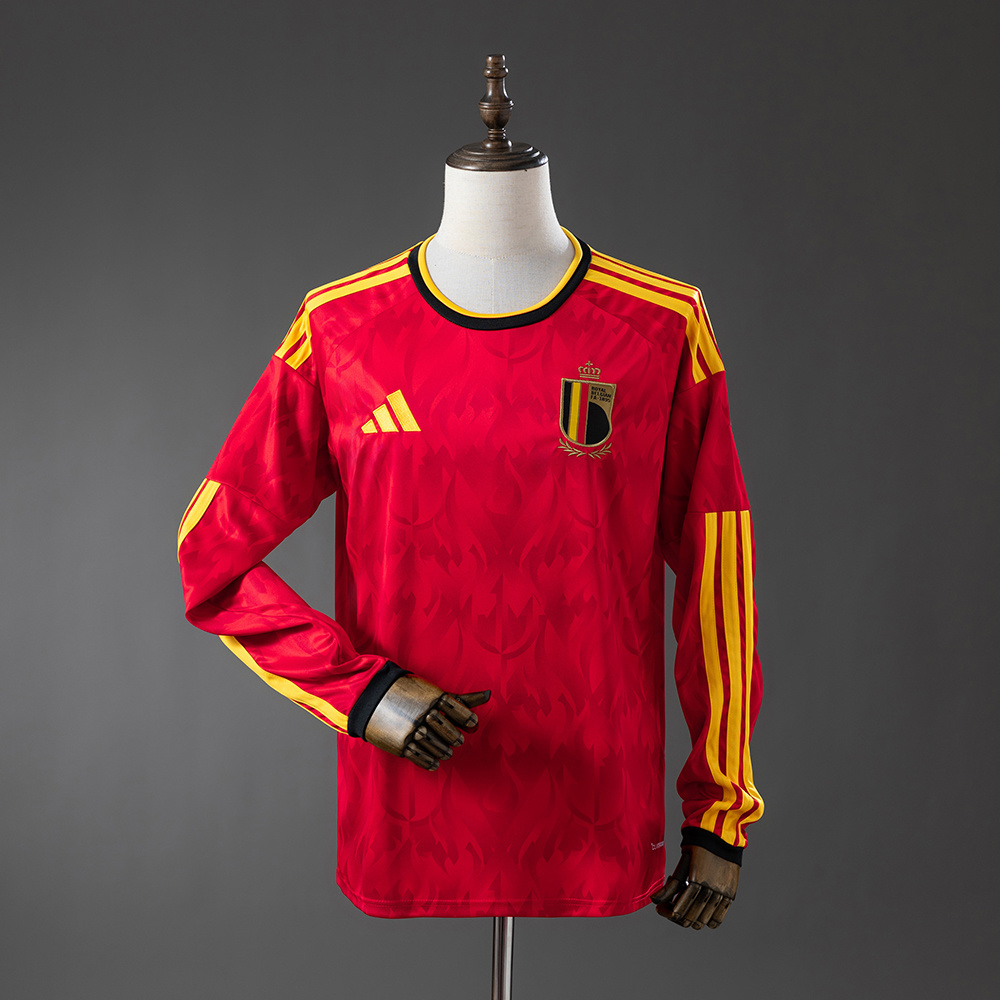 Belgium 2026 World Cup Home Jersey (Fan Version, Long Sleeve) - Image 3