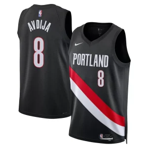Portland Trail Blazers Deni Avdija #8 Black Swingman Jersey - Icon Edition