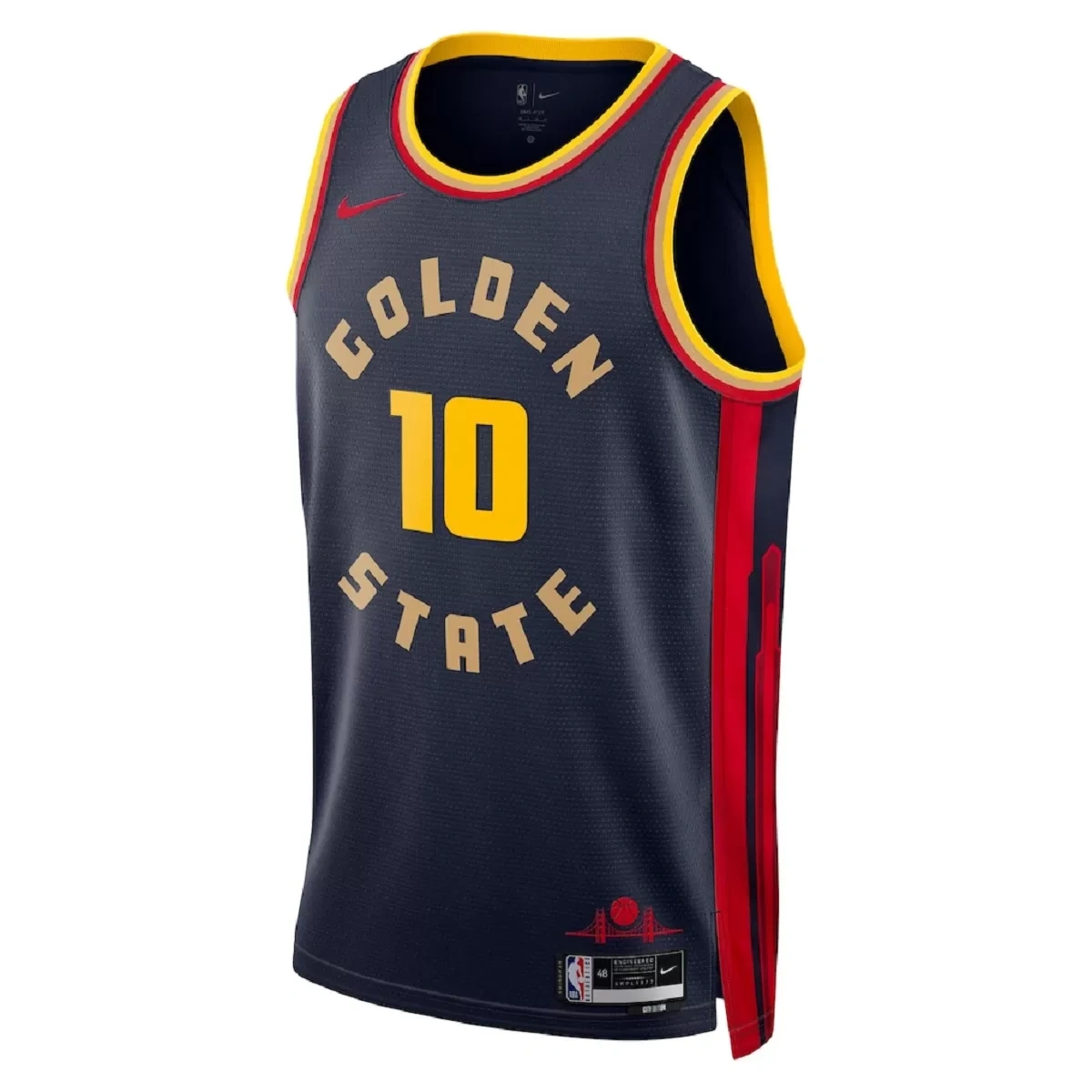 Golden State Warriors Jimmy Butler #10 Navy Swingman Jersey - City Edition - Image 3