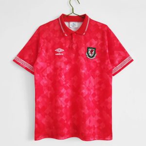 Wales 1990/92 Home Retro Jersey (Fan Version)