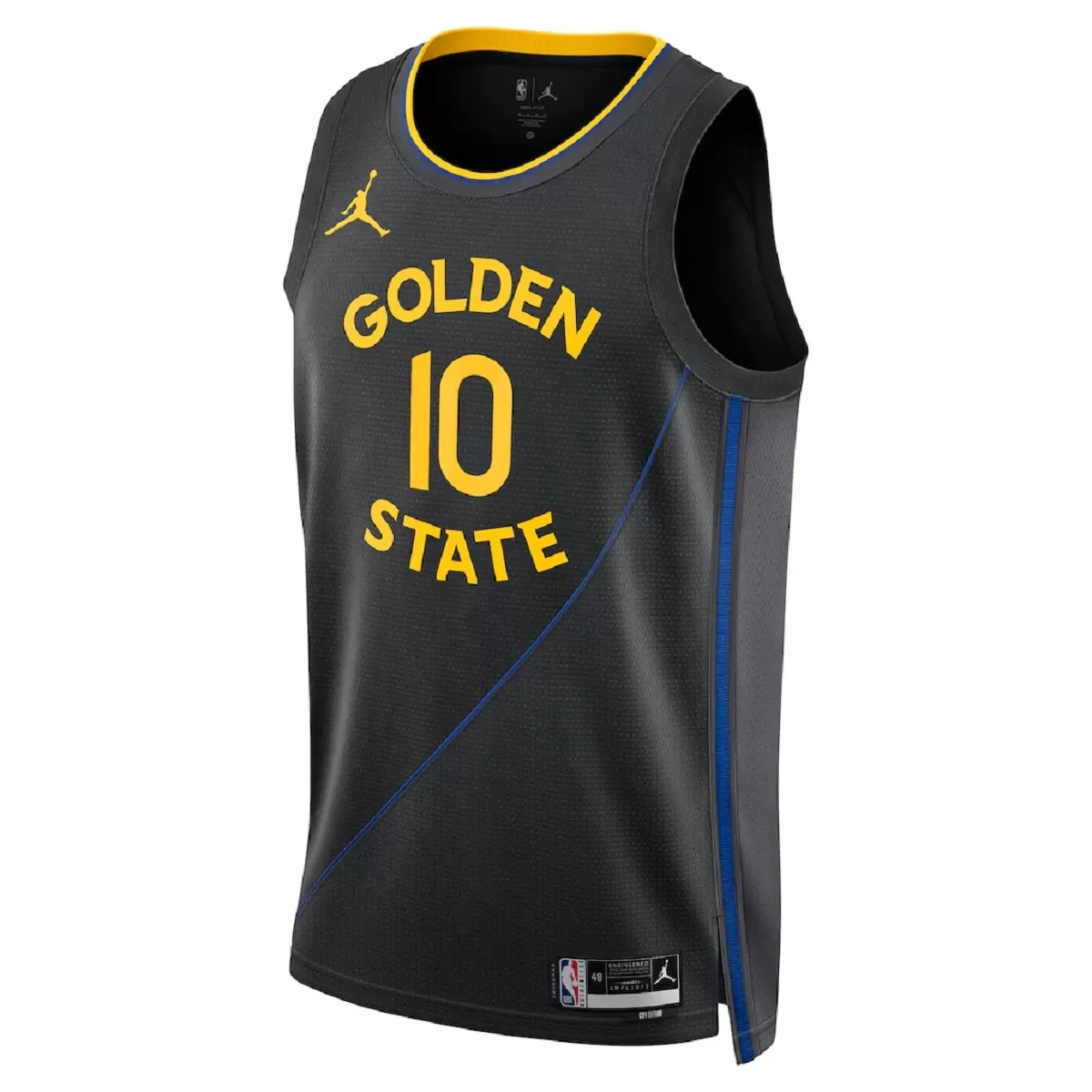 Golden State Warriors Jimmy Butler #10 Black Swingman Jersey - Statement Edition - Image 3