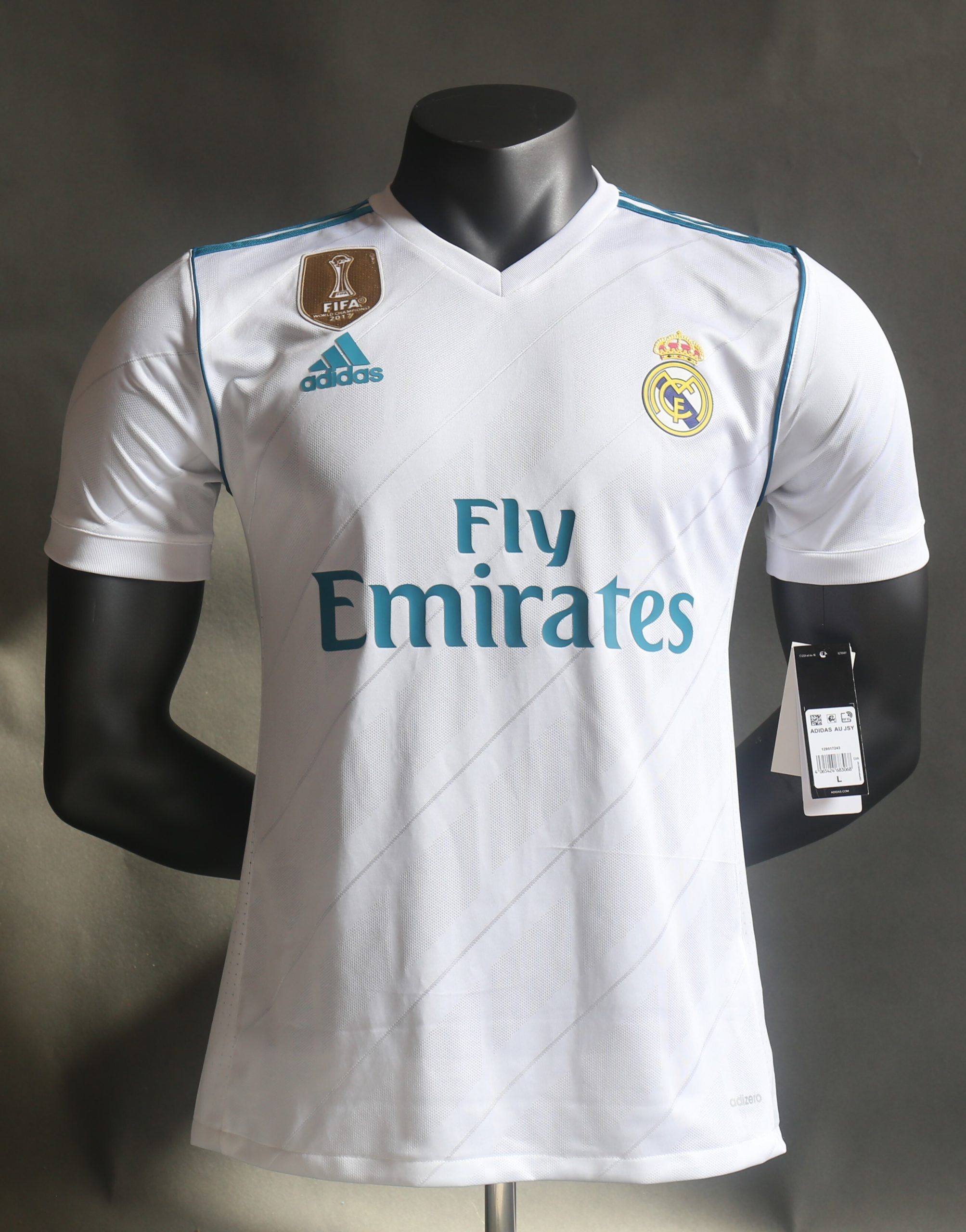 Real Madrid 2017/18 Home Retro Jersey (Player Version)
