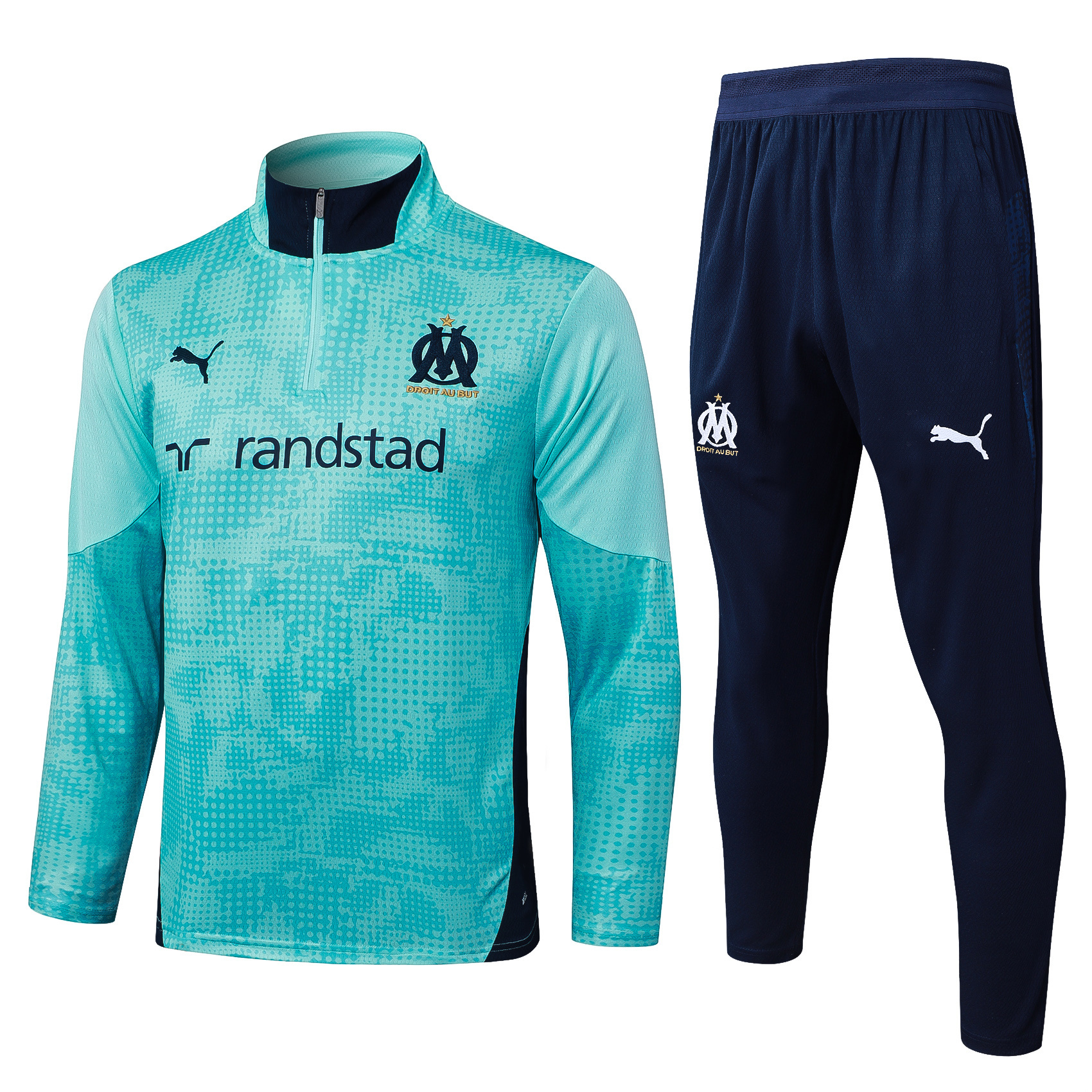 Olympique Marseille 2025/26 Kids Training Set (Long Sleeve)