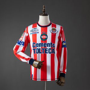2002/03 Chivas Home Retro Jersey Fan Version Long Sleeve