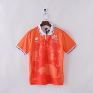 Netherlands 1996 Euro Home Retro Jersey