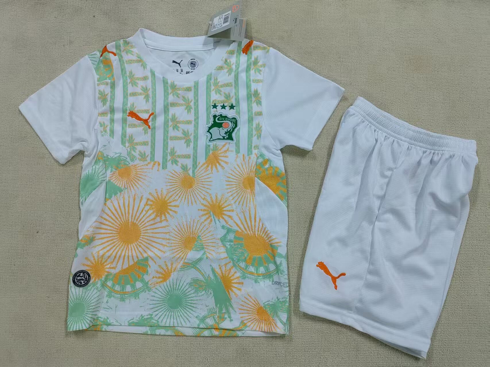 Ivory Coast 2026 World Cup Away Kids Kit