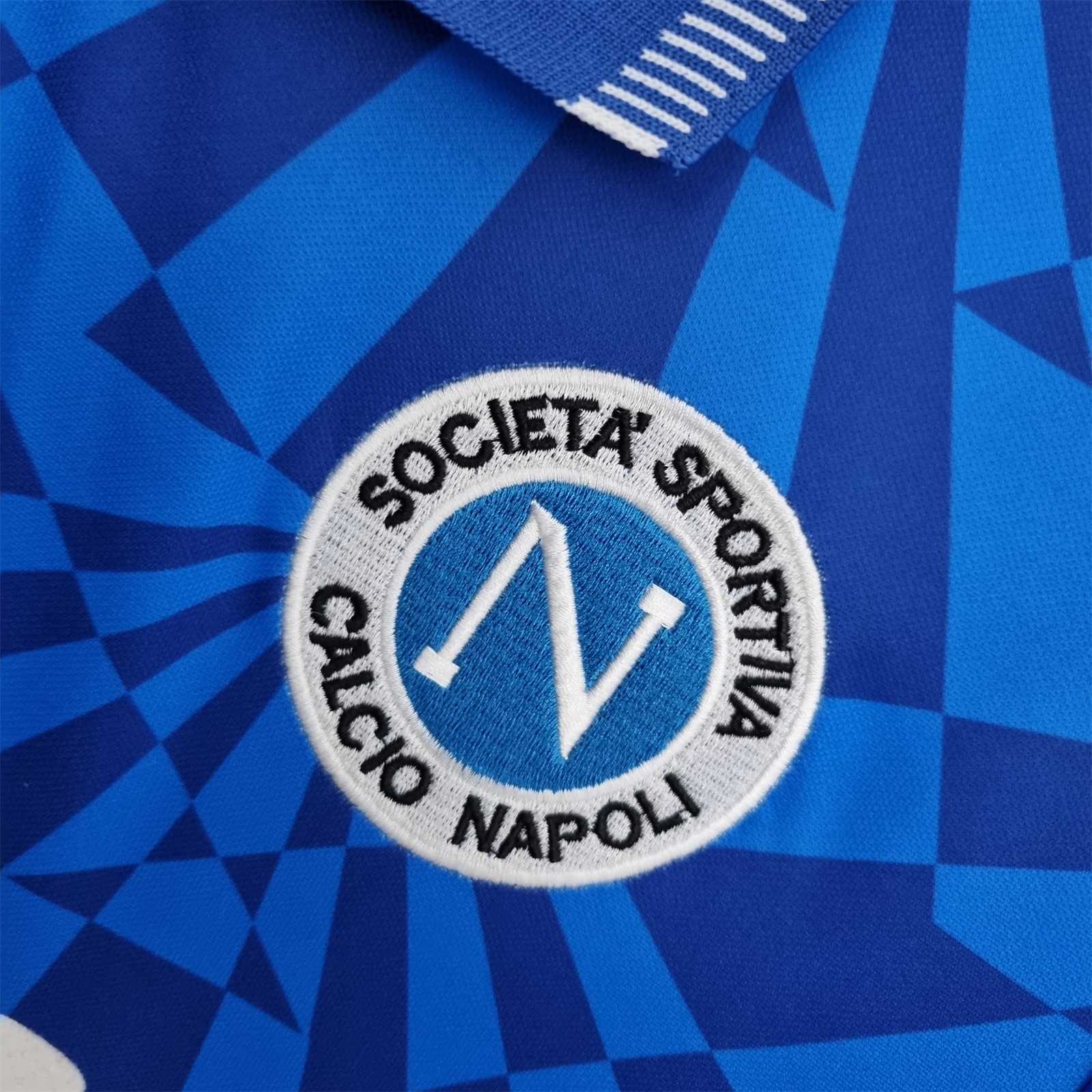Napoli 1991/93 Home Retro Jersey - Image 4