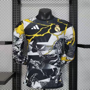 2025/26 Real Madrid Avengers - Pre-Match Special Jersey Player Version Long Sleeve
