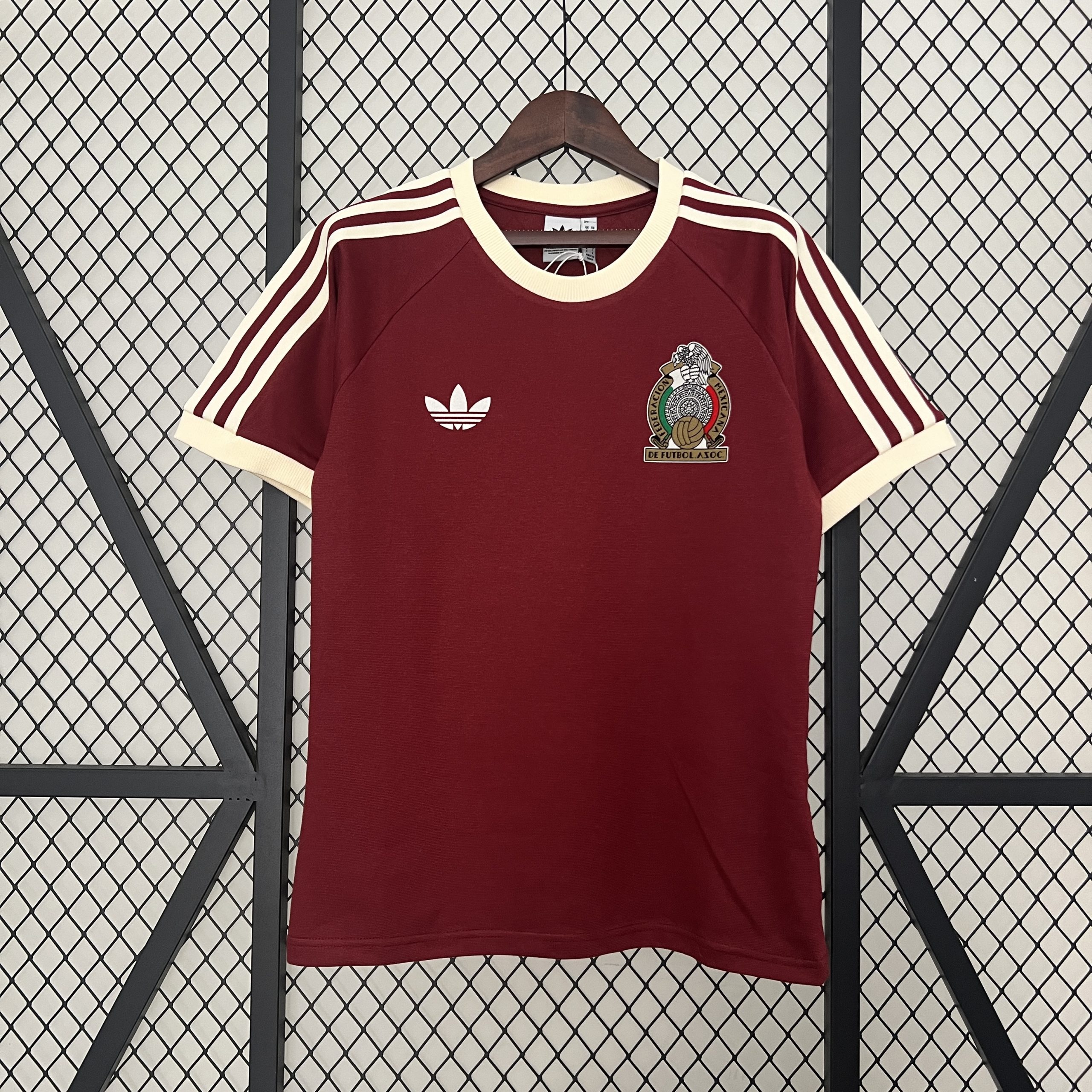 1985 Mexico Retro Jersey Special Edition Red Fan Version