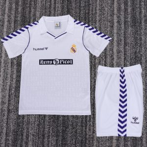 Real Madrid 1988/90 Home Kids Kit