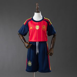 2026 Spain 2-Star Home World Cup Soccer Kids Kit (Jersey + Shorts)