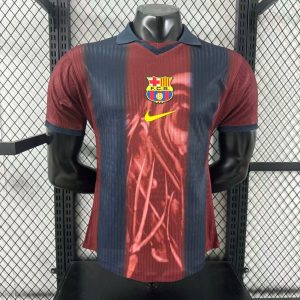 2000/01 Barcelona ✖ TRAVIS SCOTT Special Retro Jersey (Commercial Edition #2) Player Version