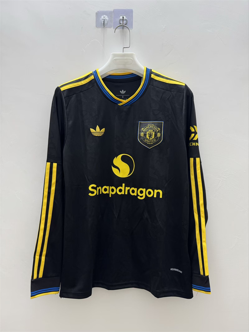 Manchester United 2025/26 Third Jersey (Fan Version, Long Sleeve)