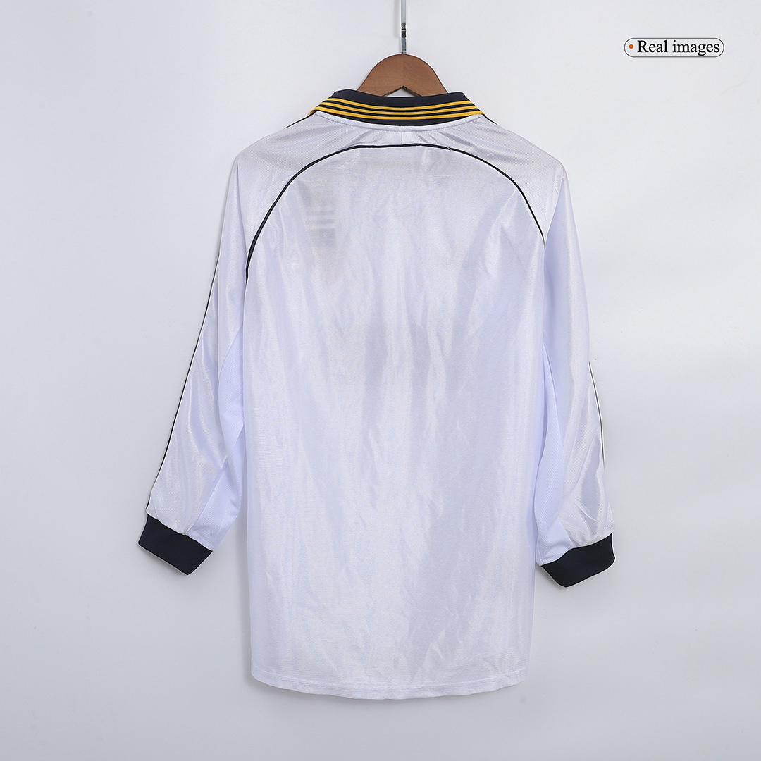 Real Madrid 1998/00 Home Retro Jersey (Fan Version, Long Sleeve) - Image 2